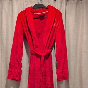 Victoria's Secret Cozy Red Bathrobe